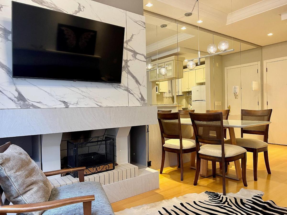 Apartamento Palladio 1Dorm Centro By Achei Gramado Dış mekan fotoğraf