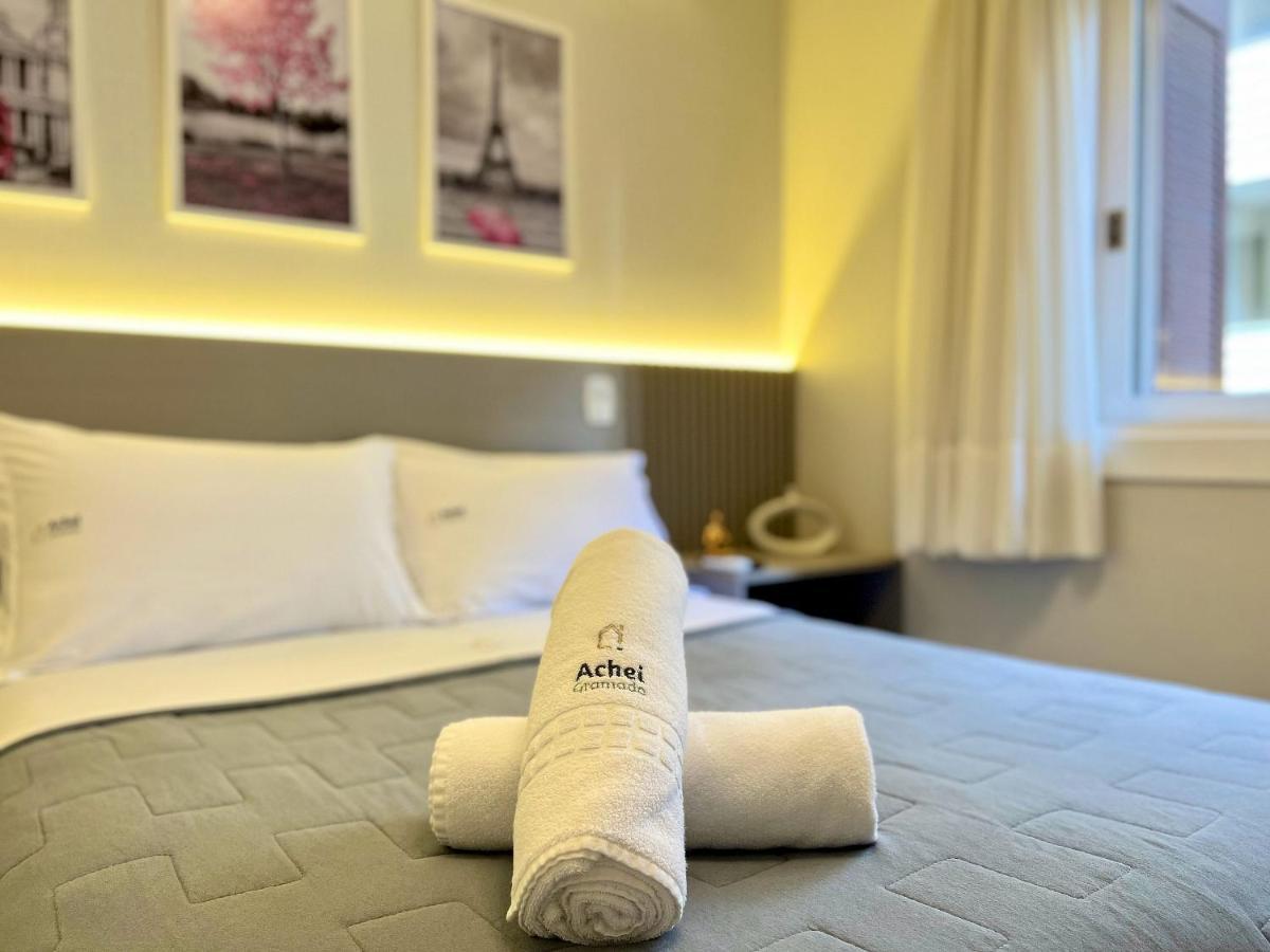 Apartamento Palladio 1Dorm Centro By Achei Gramado Dış mekan fotoğraf