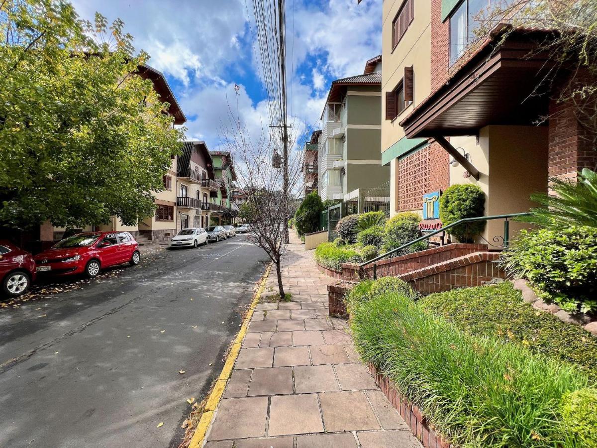 Apartamento Palladio 1Dorm Centro By Achei Gramado Dış mekan fotoğraf
